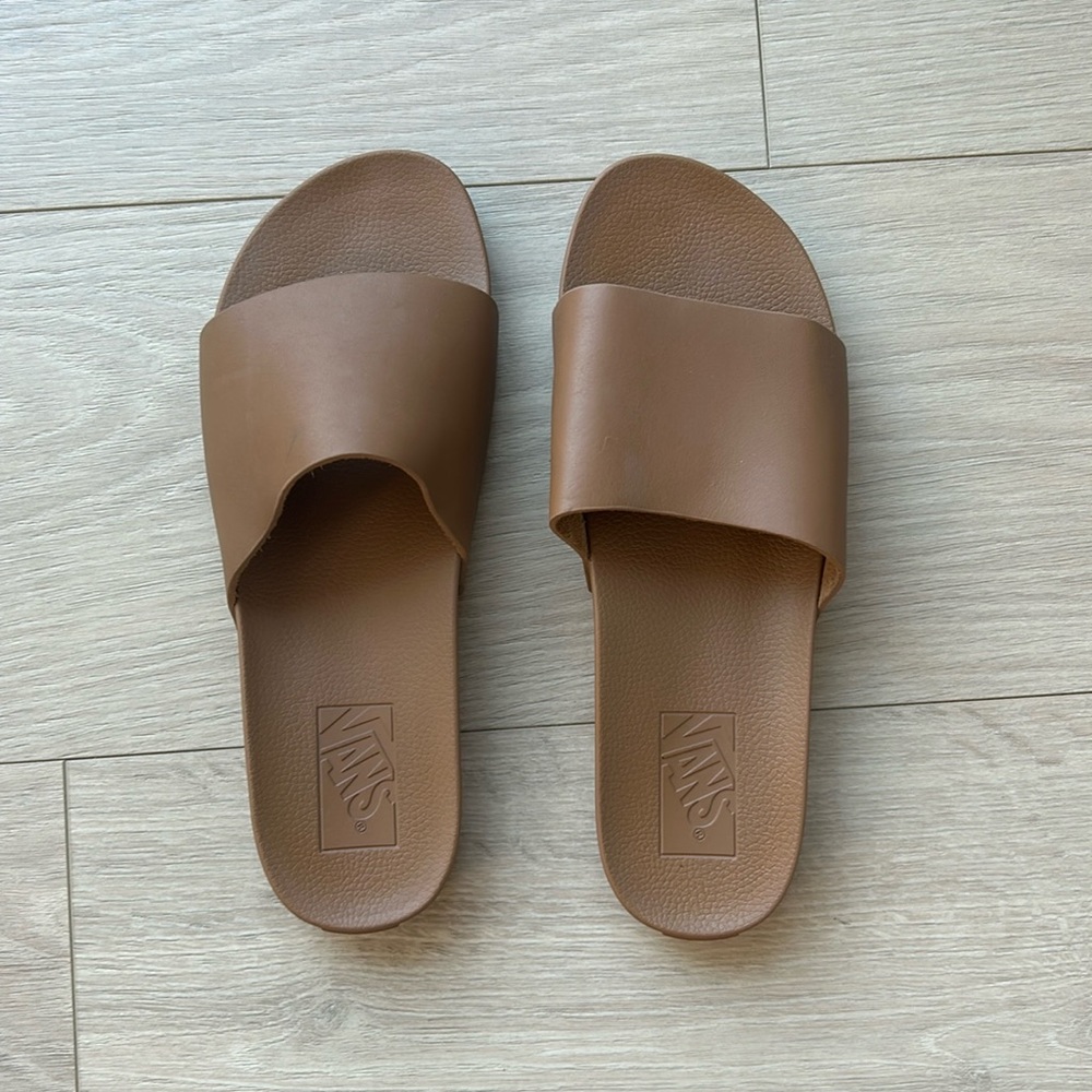 VANS slip on sandals size 9